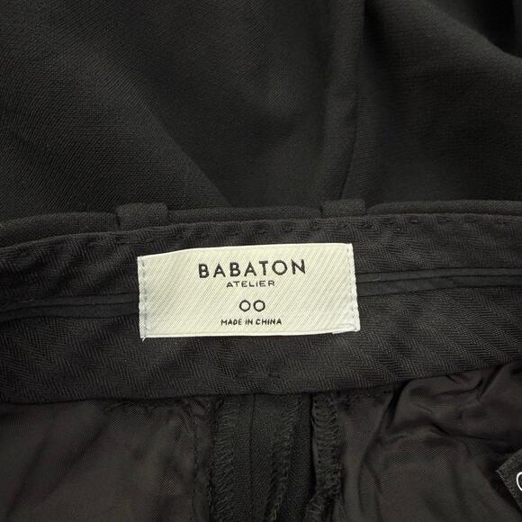 BABATON Aritzia High Waisted Wide Leg Pleated Pants Size 00 - Picture 6 of 9